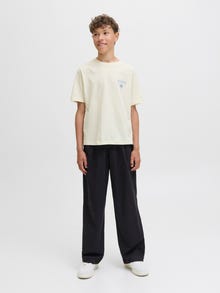 Jack & Jones Marškinėliai Jaunimui -Egret - 12294172