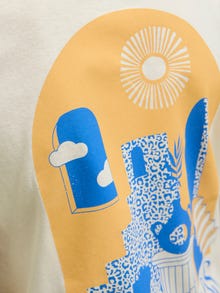 Jack & Jones Marškinėliai Jaunimui -Egret - 12294172