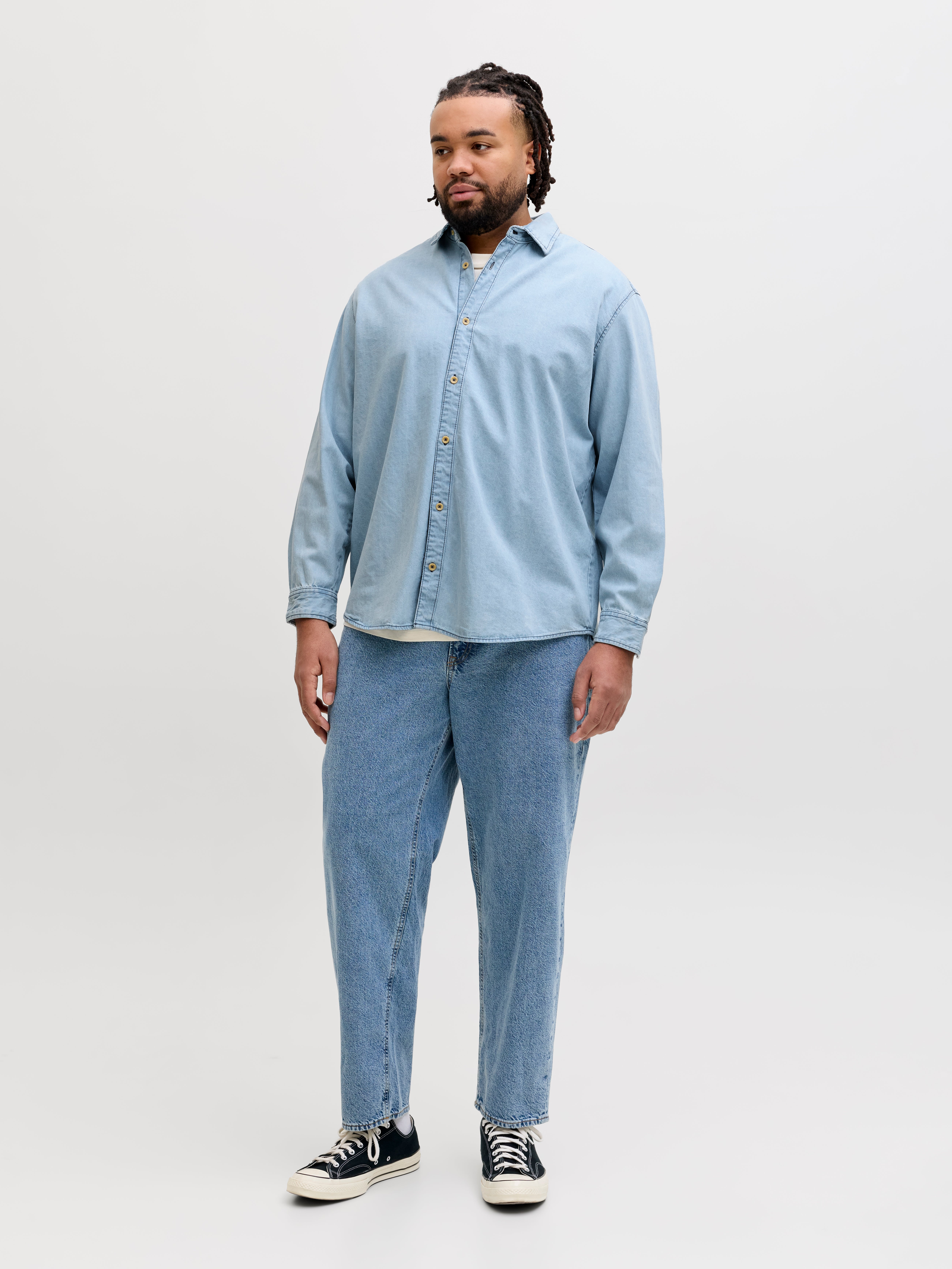 Thumbnail - Jeanshemd Plus Size