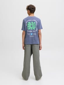 Jack & Jones Marškinėliai Jaunimui -Nightshadow Blue - 12294341