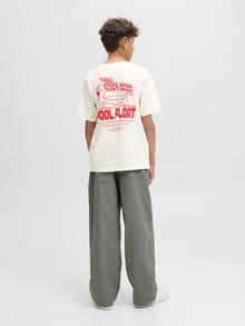 Jack & Jones T-shirt Junior -Egret - 12294342