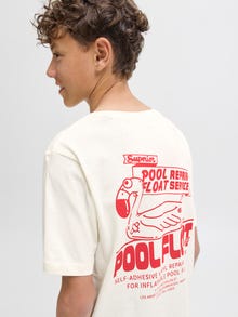 Jack & Jones T-shirt Junior -Egret - 12294342