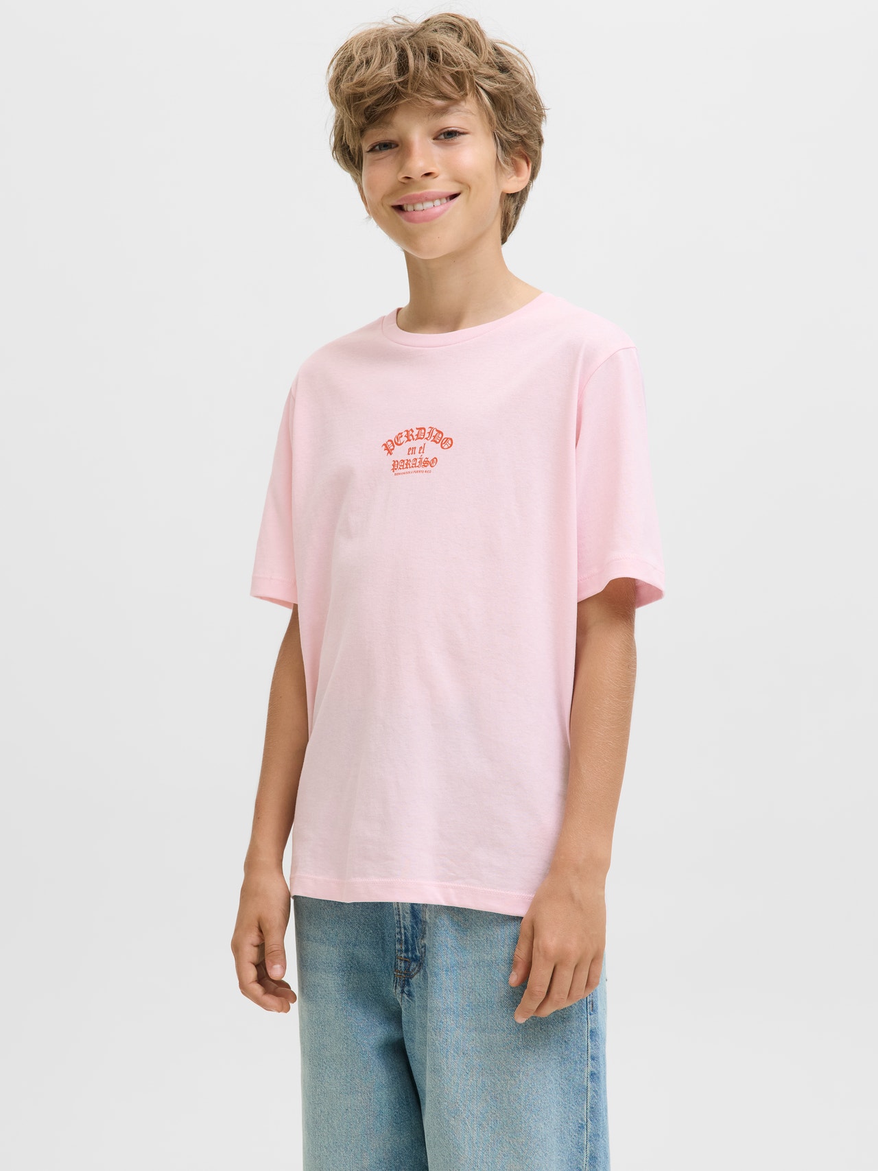 T-shirt Garçon JACK & JONES JUNIOR - Marque Danoise - Coupe Classique