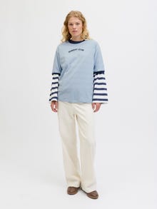 JJXX JXMILLOW T-shirt -Subdued Blue - 12294348