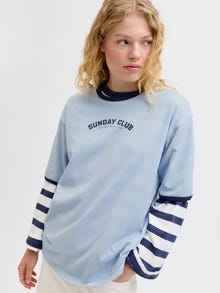 JJXX JXMILLOW T-shirt -Subdued Blue - 12294348