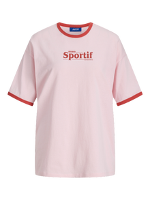 JJXX JXMILLOW T-shirt -Parfait Pink - 12294348