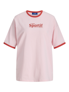 JJXX JXMILLOW T-shirt -Parfait Pink - 12294348