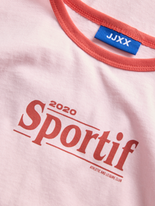 JJXX JXMILLOW T-shirt -Parfait Pink - 12294348