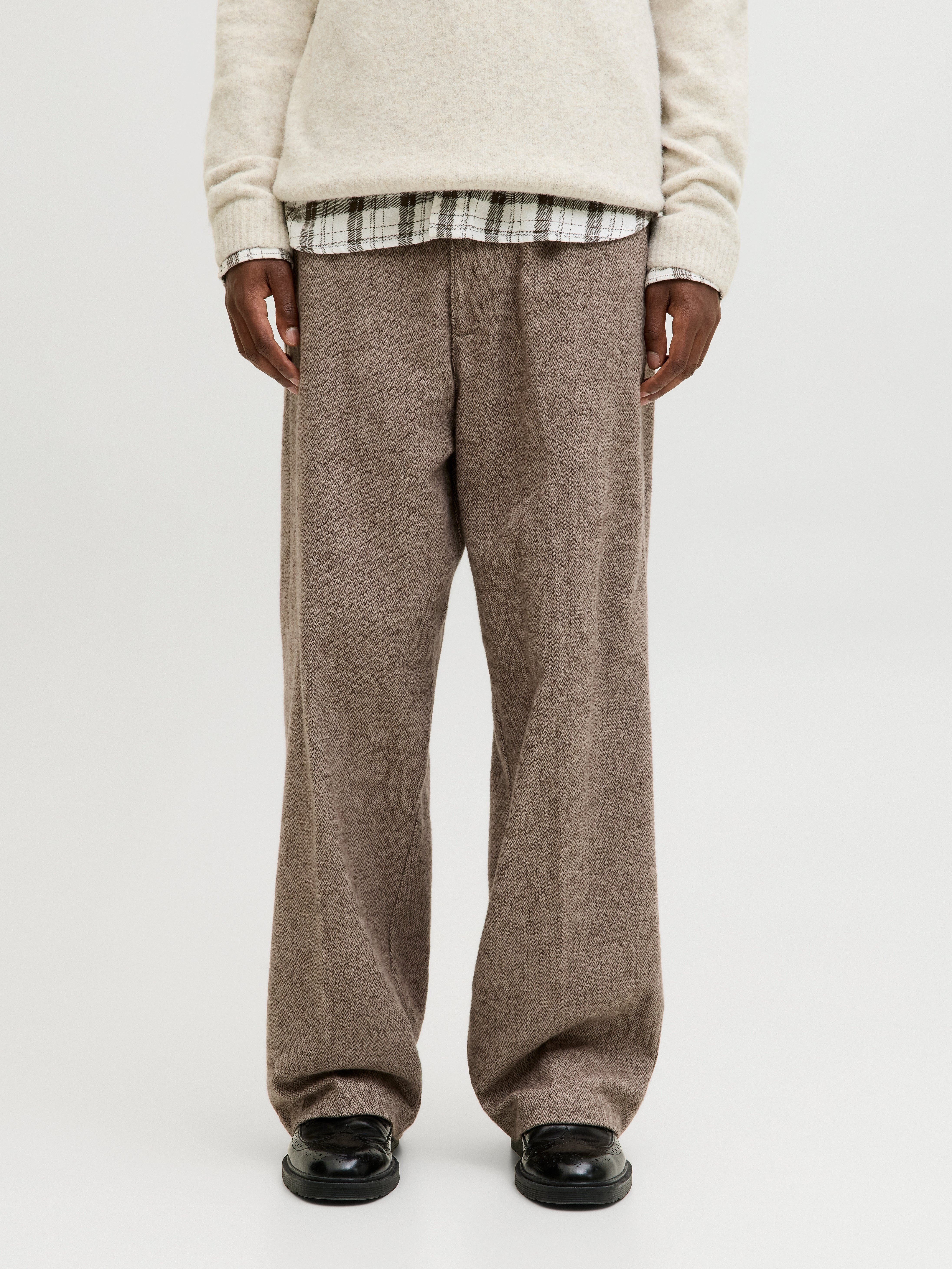 Wide Leg Fit Klassische Hosen