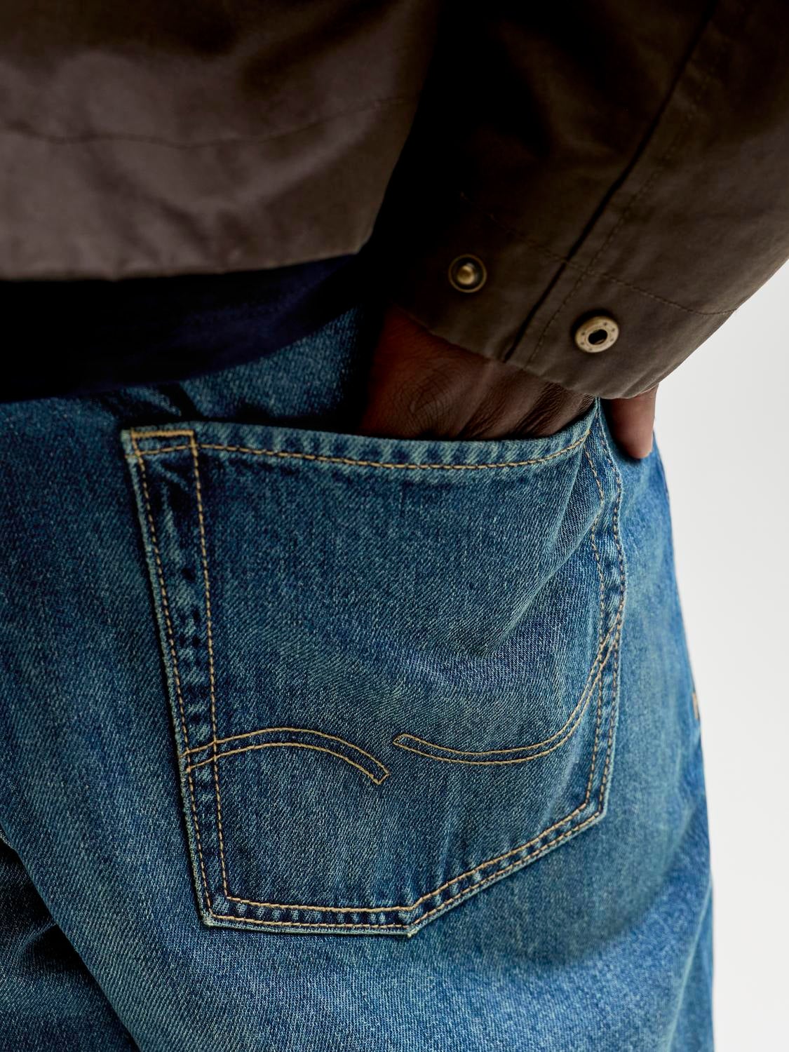 JJITED JJORIGINAL AKM 918 LN Jeans | Medium Blue | Jack & Jones®