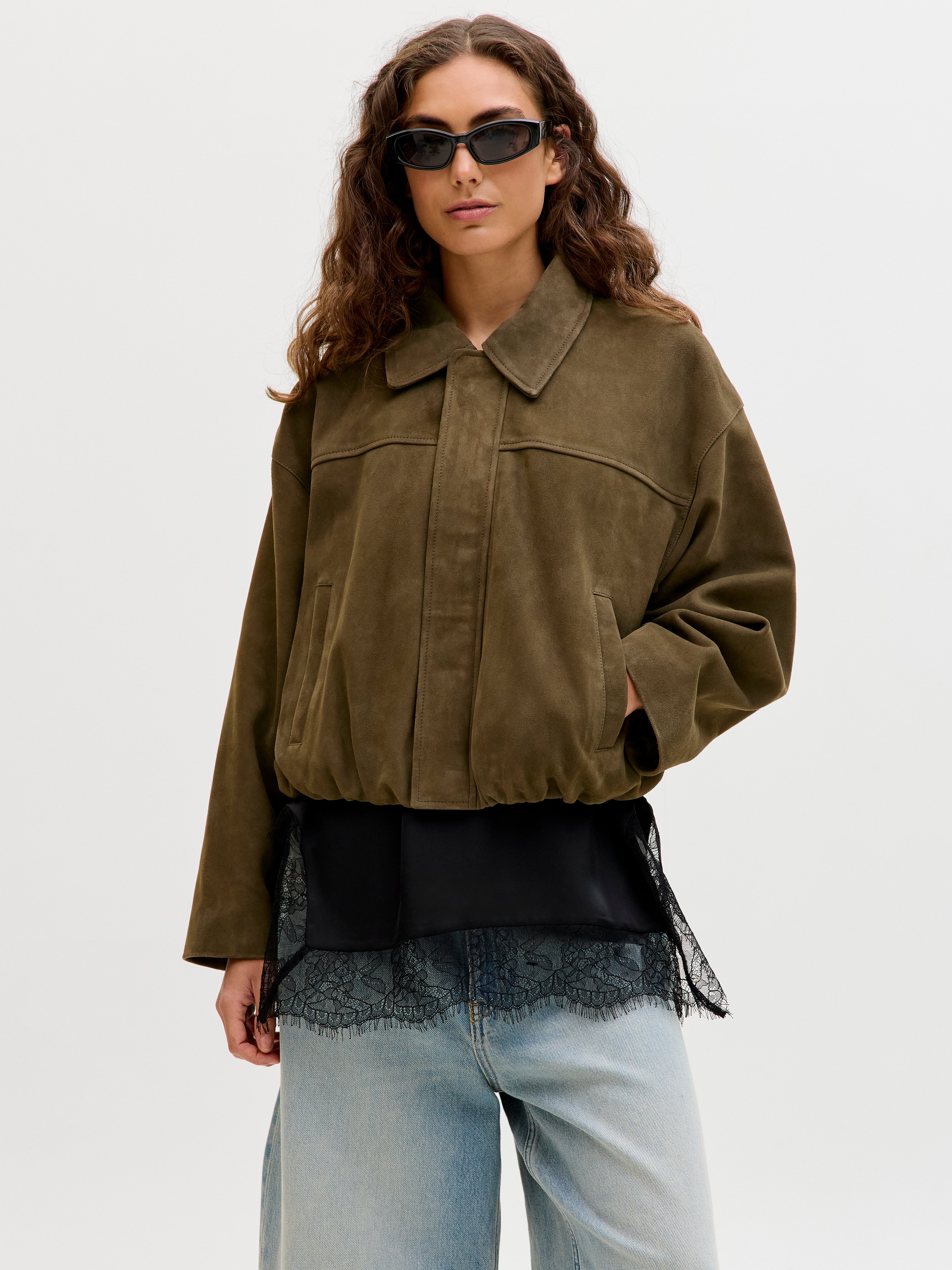 Jxmind Jacke Aus Wildleder