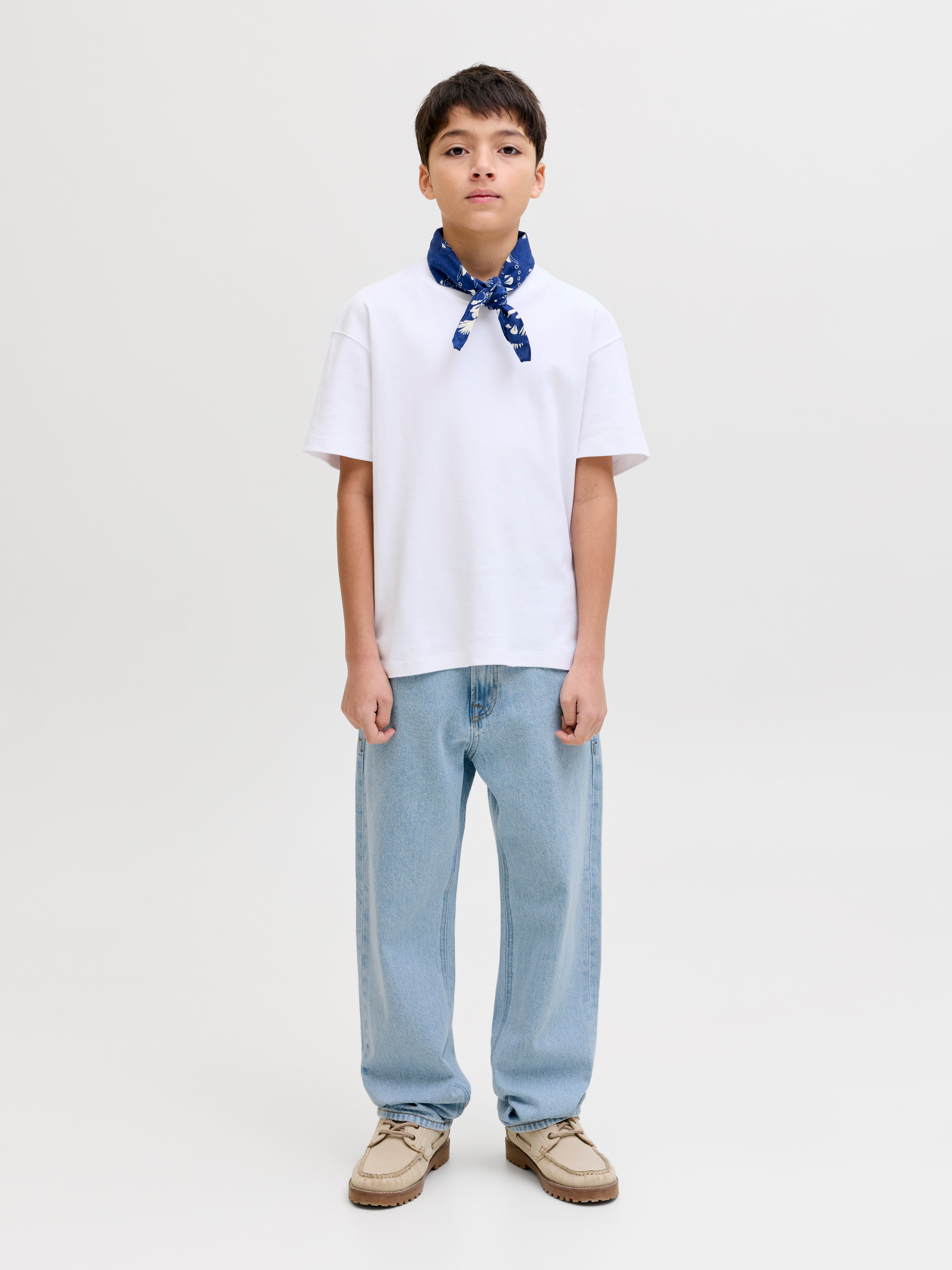 Thumbnail - Jjichris Jjclassic At 041 Jnr Relaxed Fit Jeans Junior