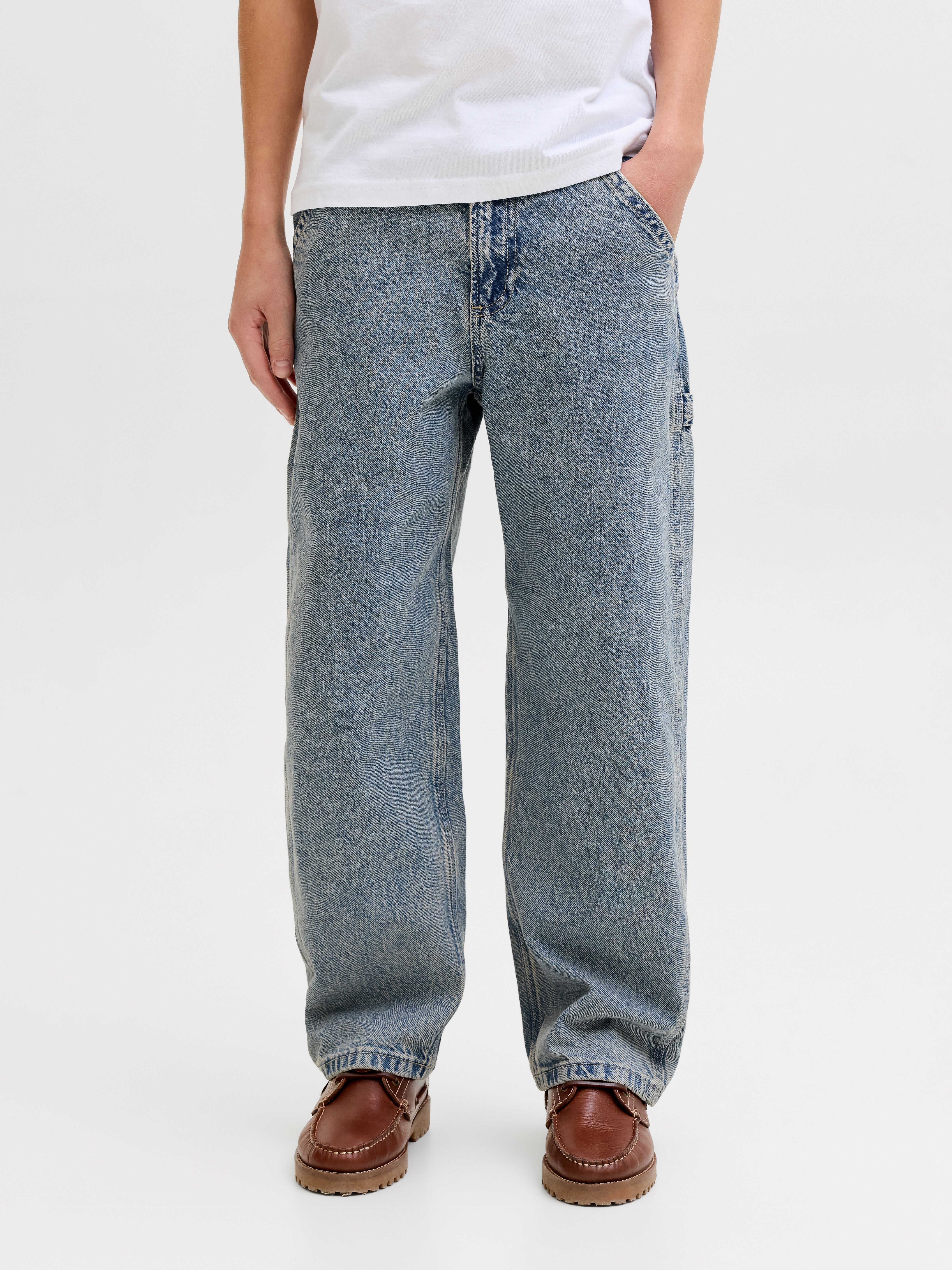 Jjialex Jjcarpenter Sq 201 Noos Ret Jnr Baggy Fit Jeans Junior