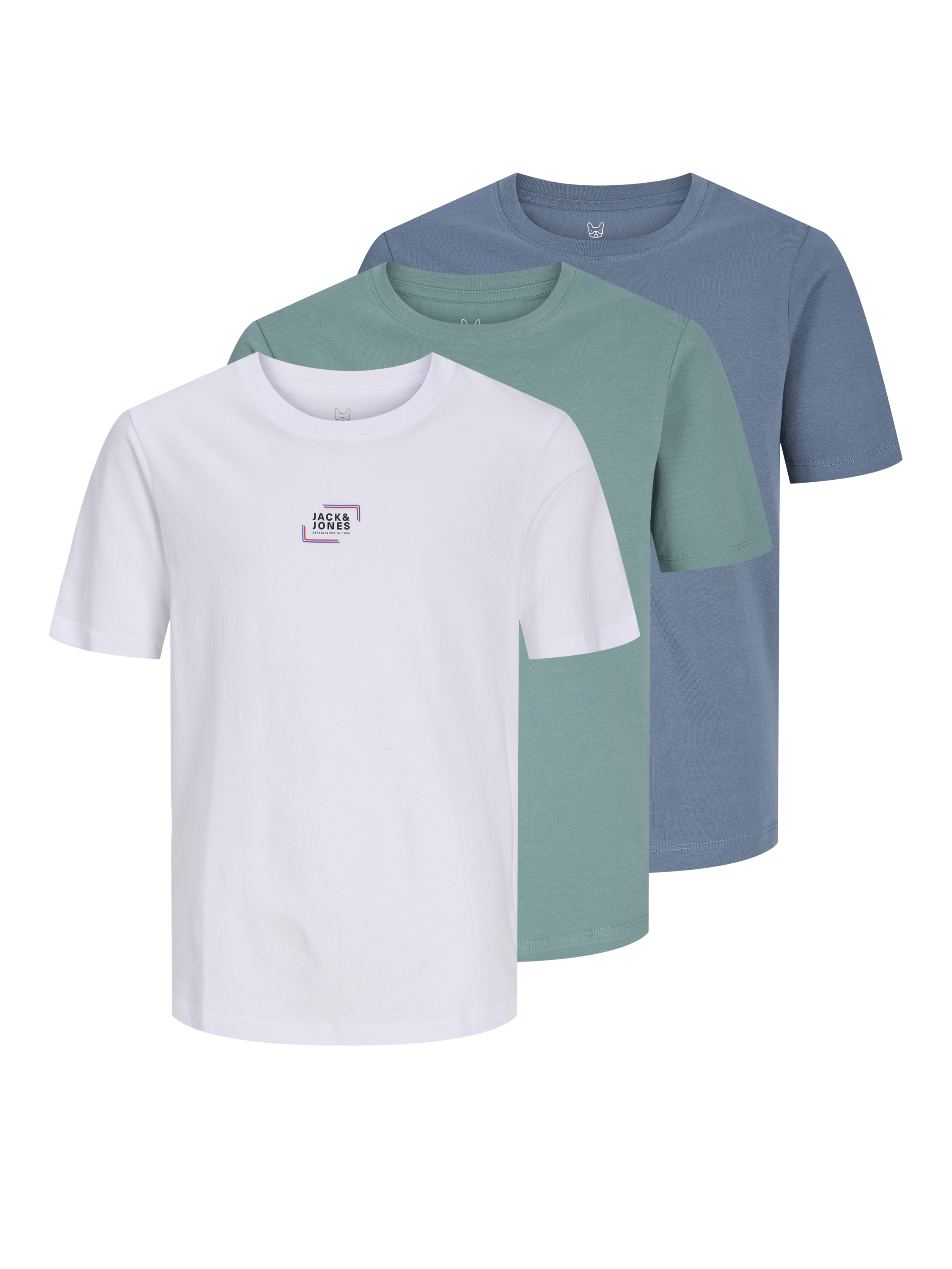 Thumbnail - 3er-pack T-shirt Junior