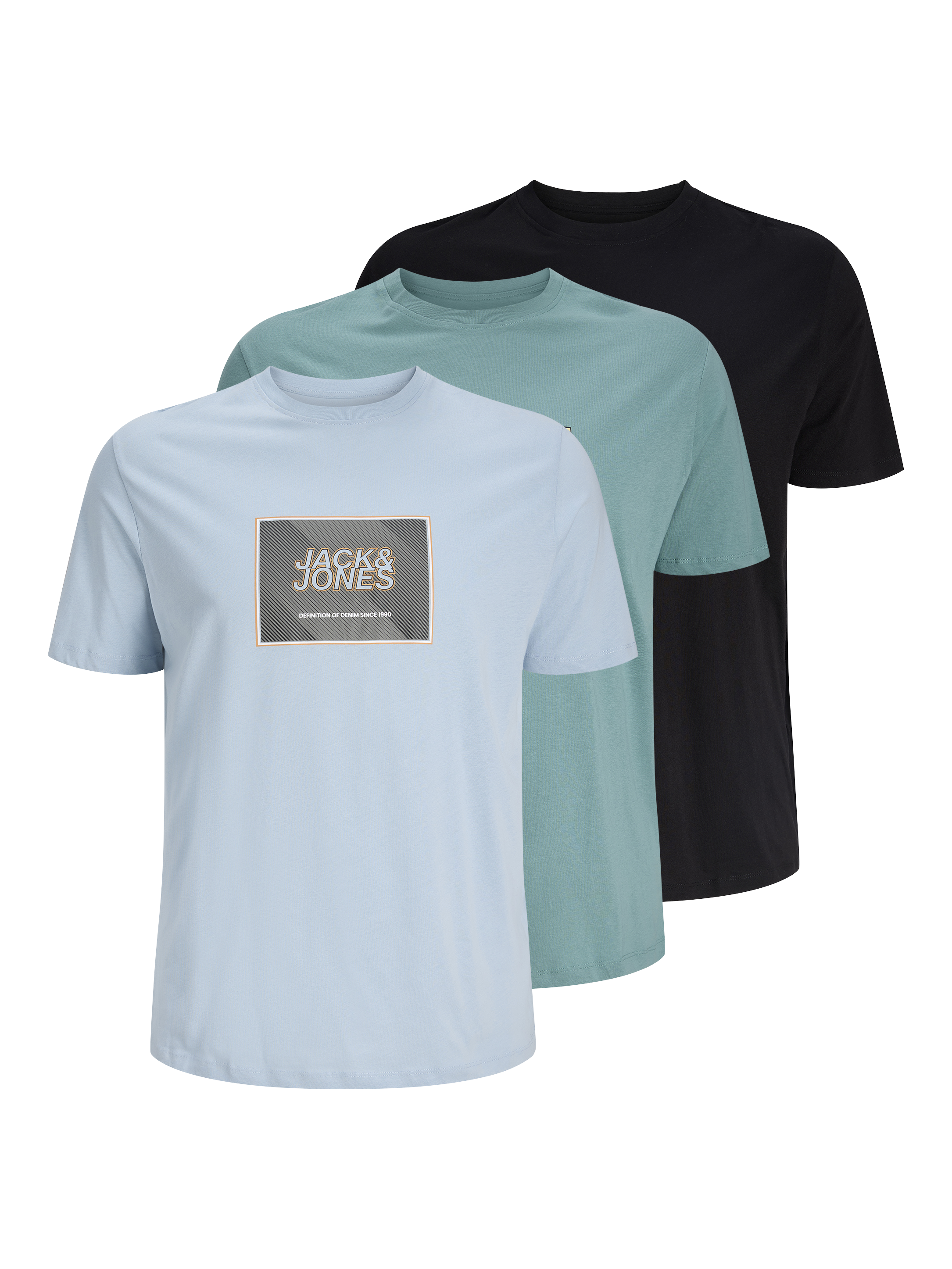 Thumbnail - Plus Size 3er-pack T-shirt