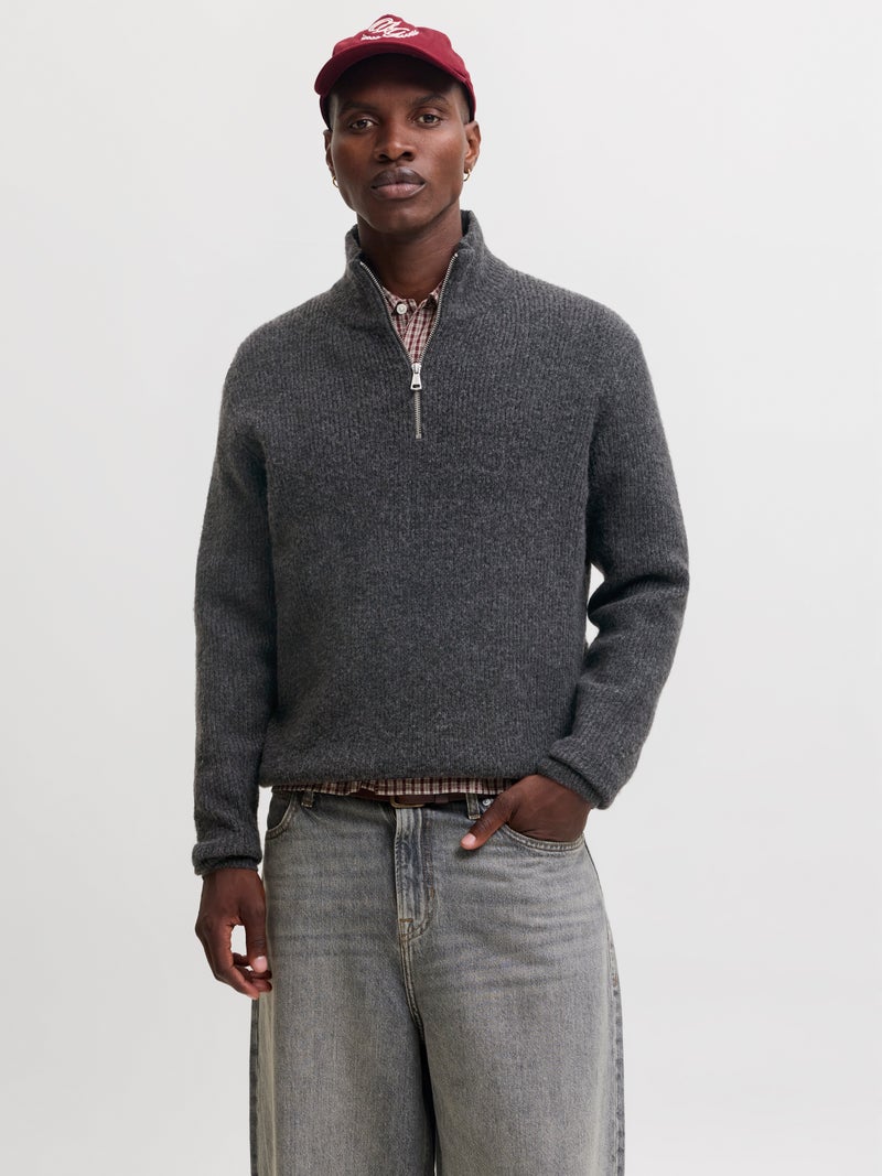Melange Knitted Polo