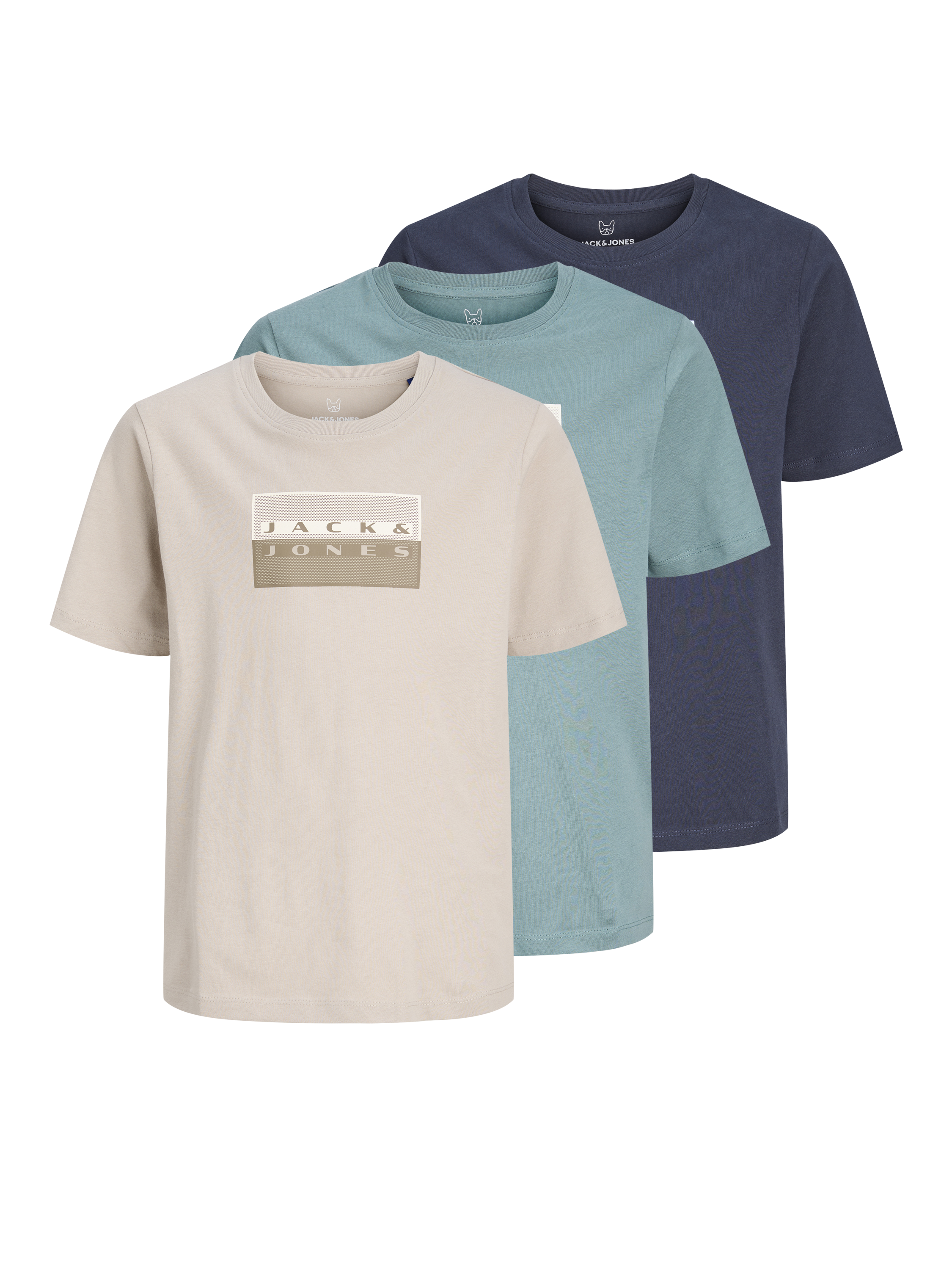 Thumbnail - 3er-pack T-shirt Junior
