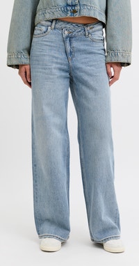 JXTOKYO CATIE WIDE HW R456 DNM | Mellemblå | JJXX®