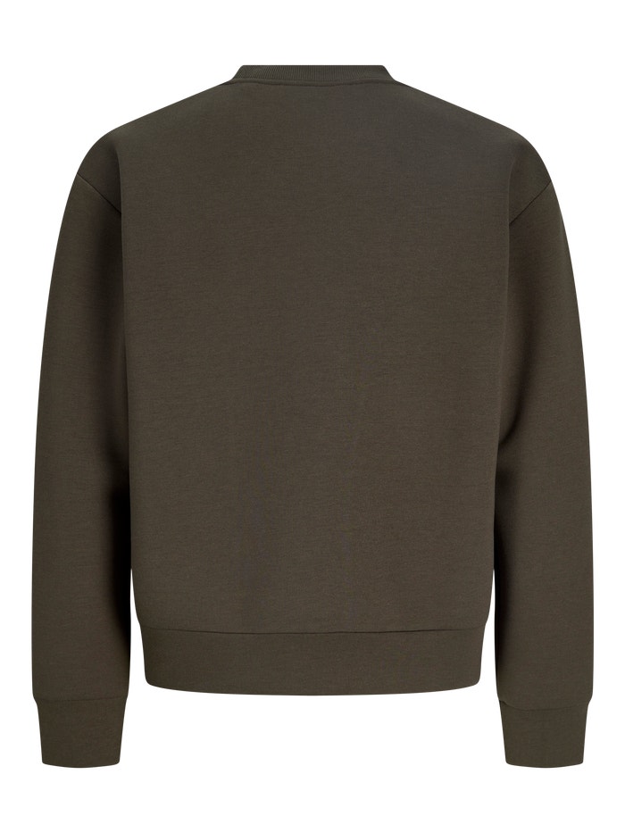 Key Basic Png Plus Size Scuba Sweatshirts | Dark Grey | Jack & Jones®