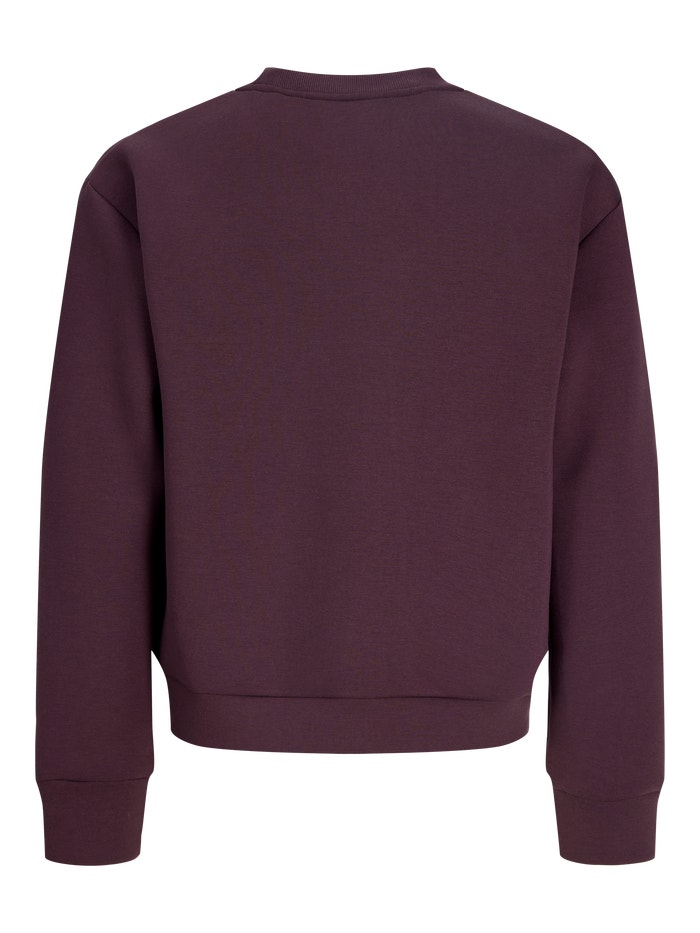 Forrmety Tile Plus Size Scuba Sweatshirts | Dark Red | Jack & Jones®