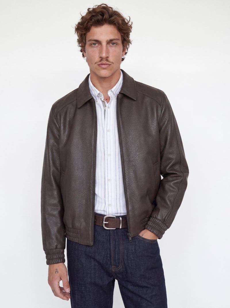 Faux Leather Jacket