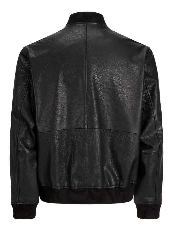 Jones Tile Läderjacka | Svarta | Jack & Jones®