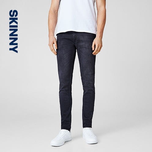 Męskie skinny jeans - JACK & JONES