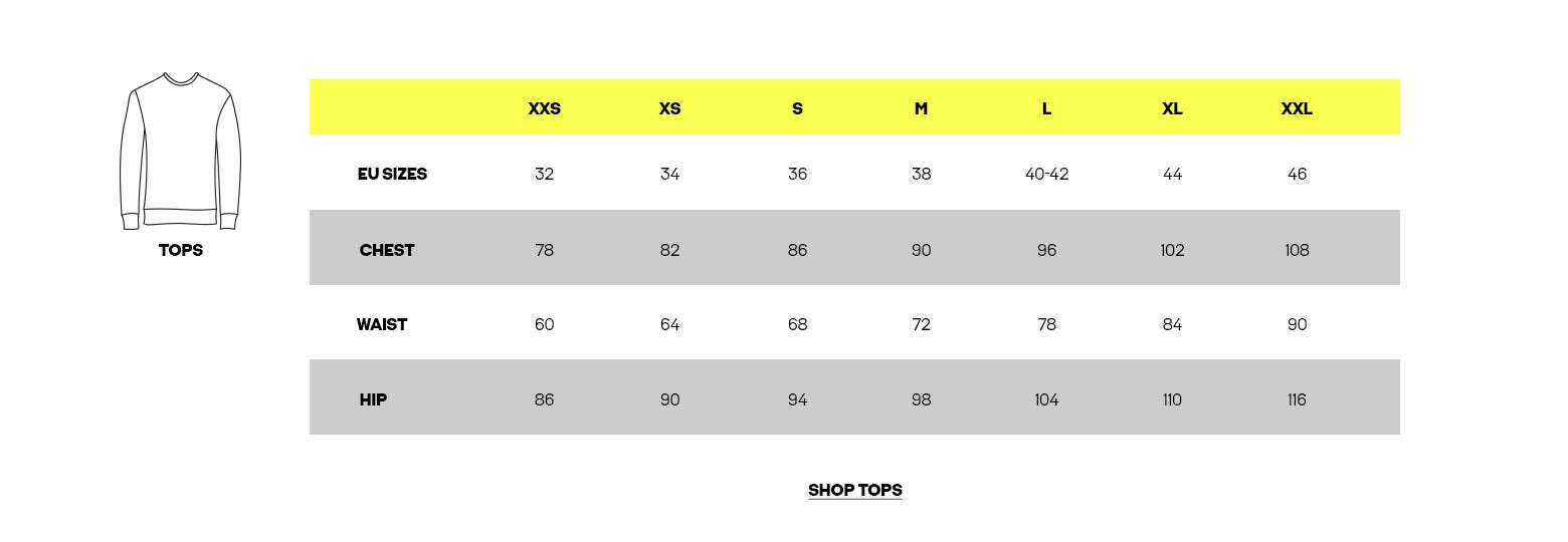 JJXX Size Guide Find Your Perfect Fit at JACK & JONES Women