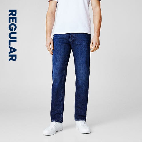 Męskie jeansy regular fit - JACK & JONES