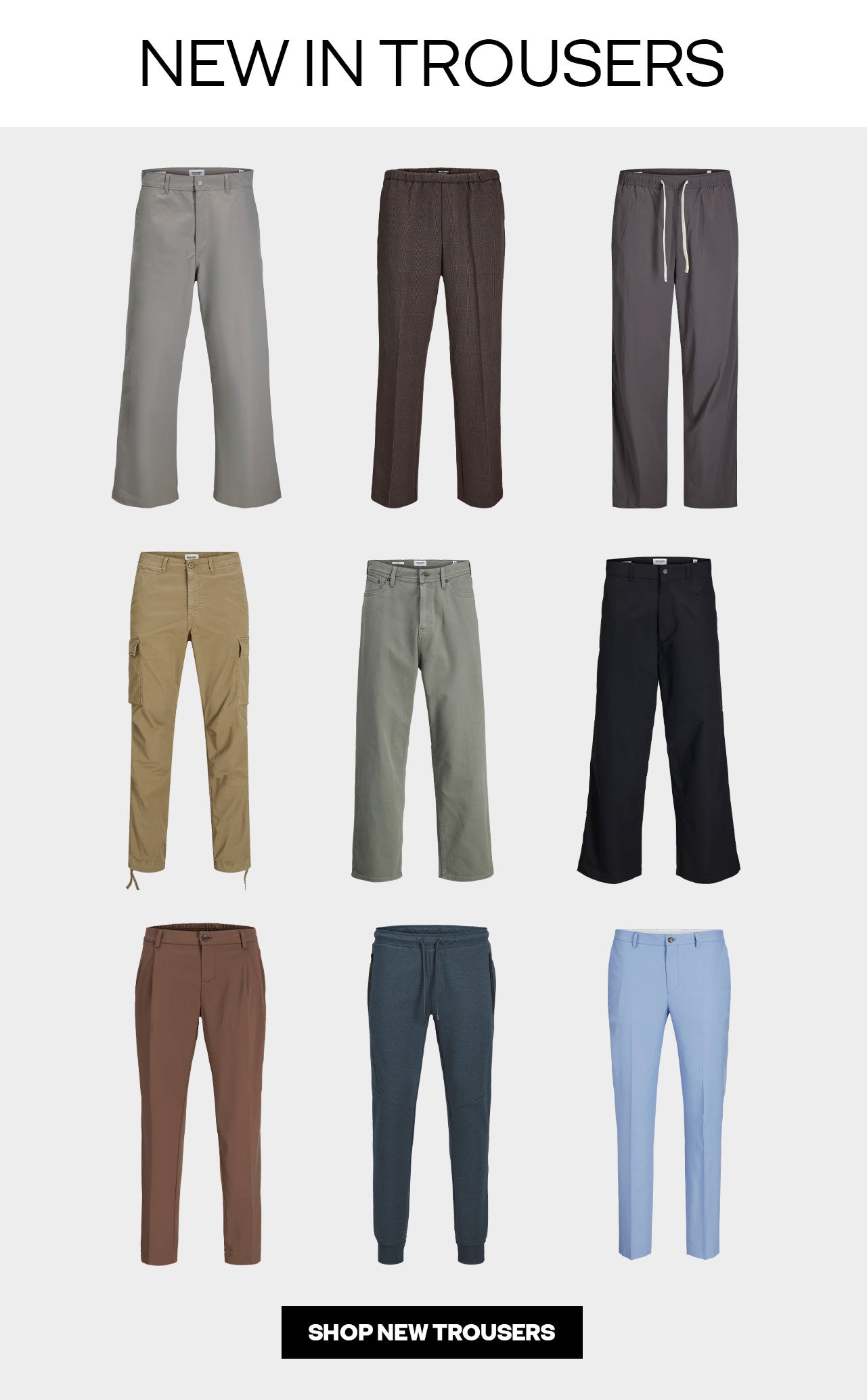 New in trousers