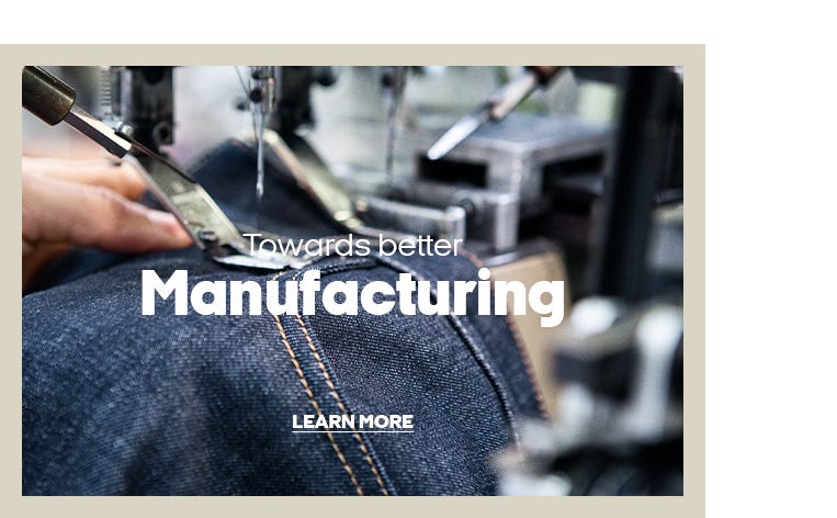 Better manufacturing | Jack & Jones