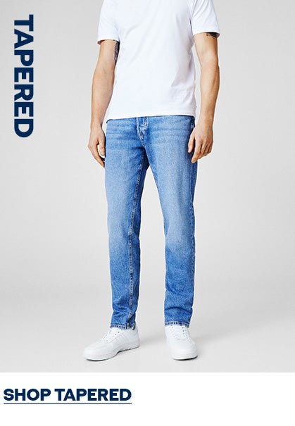 Tapered Jeans for Men | Black, Blue & More | JACK & JONES