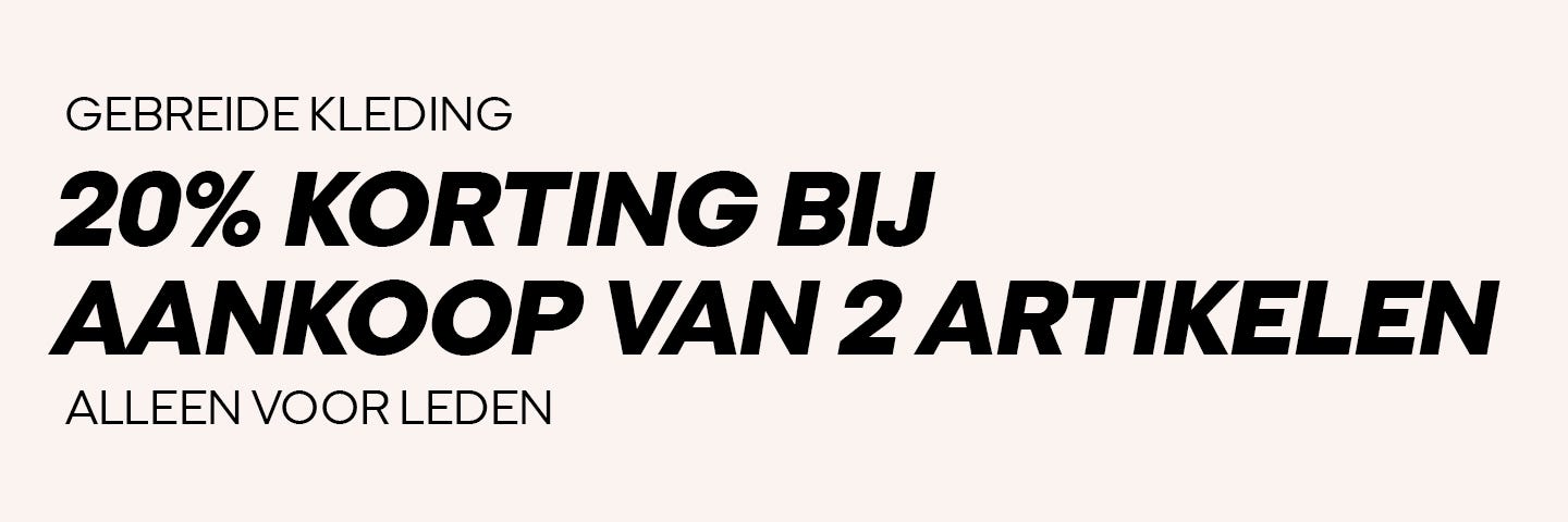 PULLOVER: 20% KORTING BIJ AANKOOP VAN 2 ARTIKELEN | ALLEEN VOOR LEDEN PULLOVER: 20% KORTING BIJ AANKOOP VAN 2 ARTIKELEN | ALLEEN VOOR LEDEN